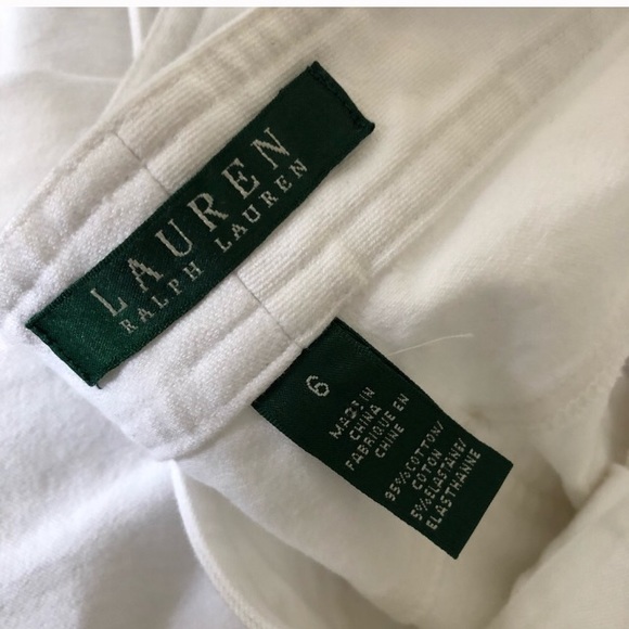 Lauren Ralph Lauren White Crop Jeans 6 - Picture 2 of 3